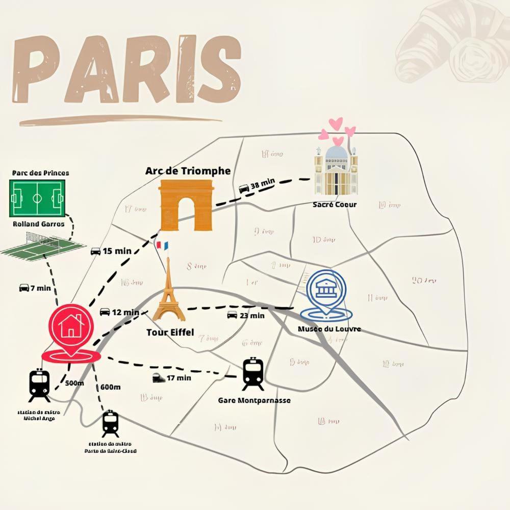 Apartamento View Sur La Seine París Exterior foto